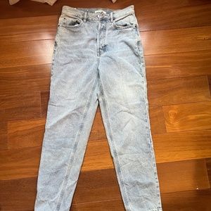 Pacsun Ultra High Rise Slim Jeans Light Wash